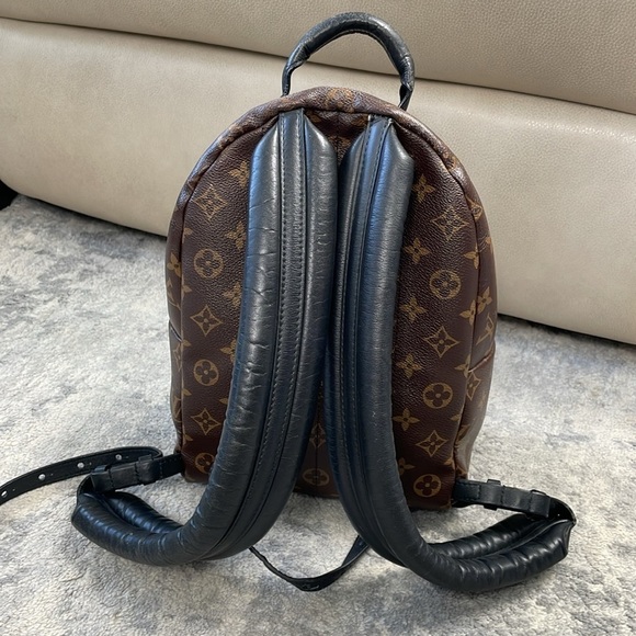 Louis Vuitton Reverse Monogram Palm Springs Backpack PM Brown Logo - Picture 6 of 17